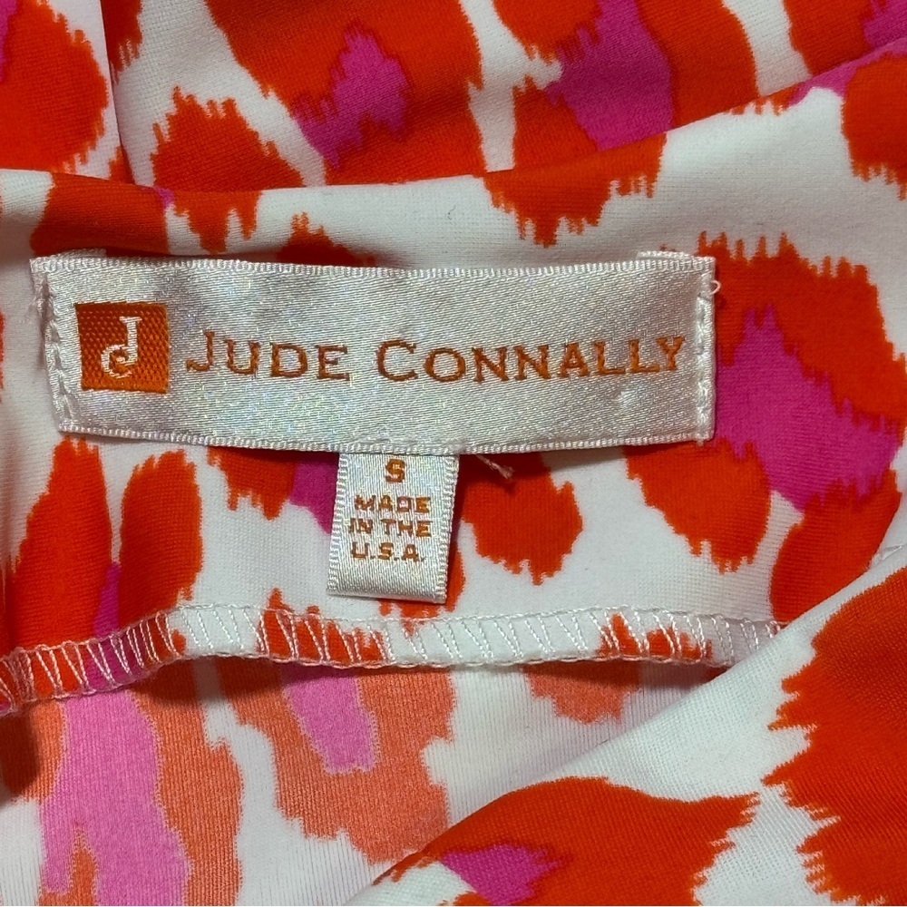 Jude Connally Mary Pat Dress Pink Animal Print size Small - Picture 5 of 6
